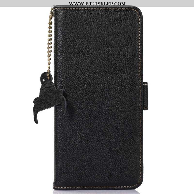 Etui Folio do Xiaomi 13 Lite Etui Ochronne Ochrona Rfid Z Prawdziwej Skóry